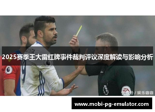 2025赛季王大雷红牌事件裁判评议深度解读与影响分析 2025赛季王大雷红牌事件裁判评议深度解读与影响分析