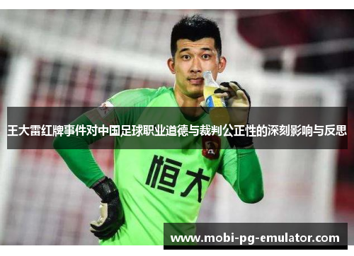 王大雷红牌事件对中国足球职业道德与裁判公正性的深刻影响与反思 王大雷红牌事件对中国足球职业道德与裁判公正性的深刻影响与反思
