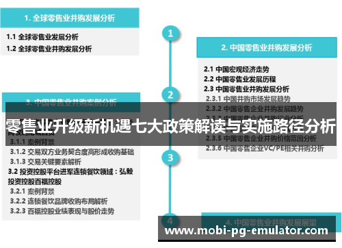 零售业升级新机遇七大政策解读与实施路径分析 零售业升级新机遇七大政策解读与实施路径分析